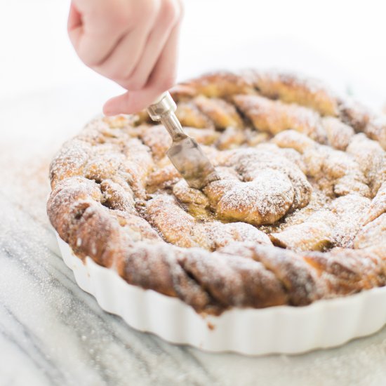 Giant Cinnamon Roll Cake