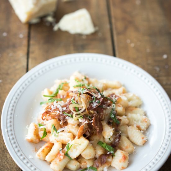 Gnocchi with Crispy Prosciutto