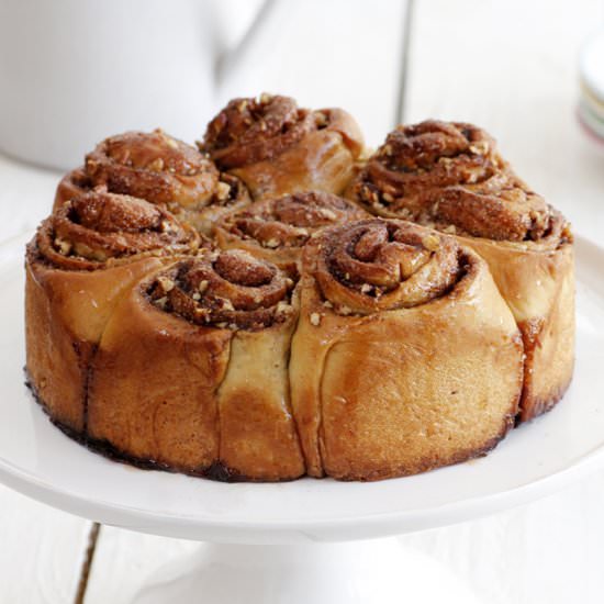 Vegan Cinnamon Babka with Pecans