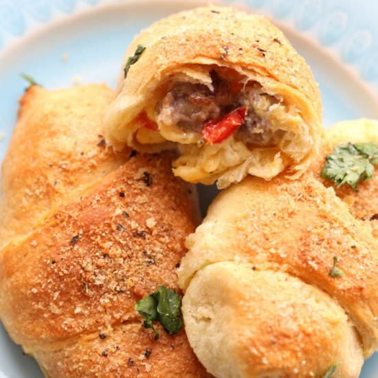 Breakfast Crescent Rolls