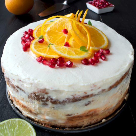 Orange cake – Rustic cake