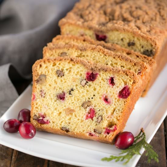 Cranberry Orange Walnut Bread