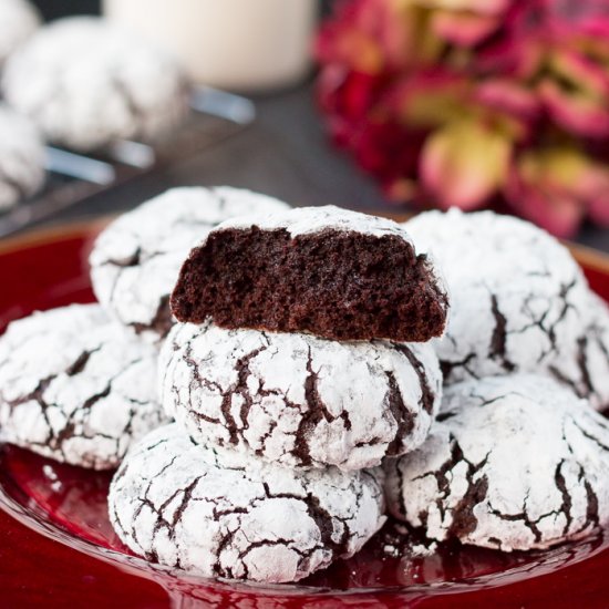 Chocolate Crinkle Cookies