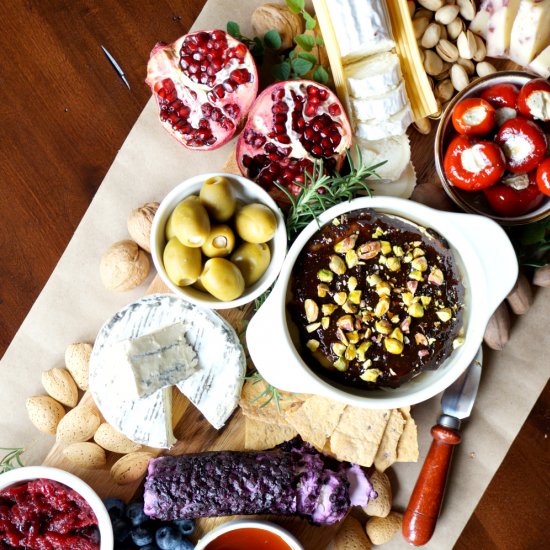 fruit & nut cheese board