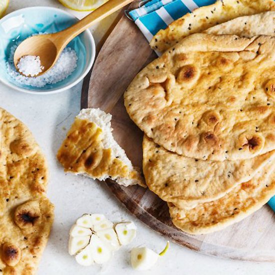 Coconut Flatbread with Greek Yogurt