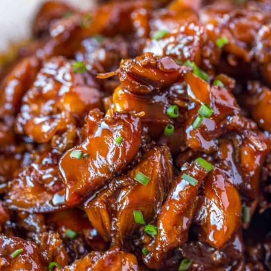 Easy Bourbon Chicken