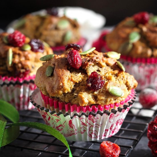 Banana Granola Muffins