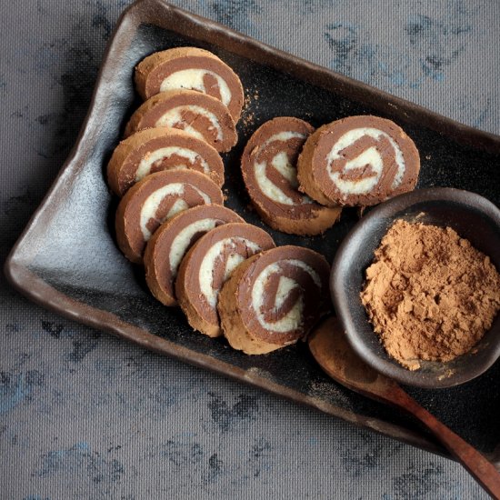 No bake Pinwheel Cookies