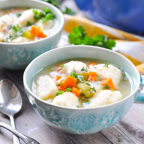 Dump-and-Bake Chicken and Dumplings