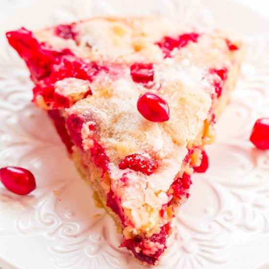 Crustless Cranberry Pie