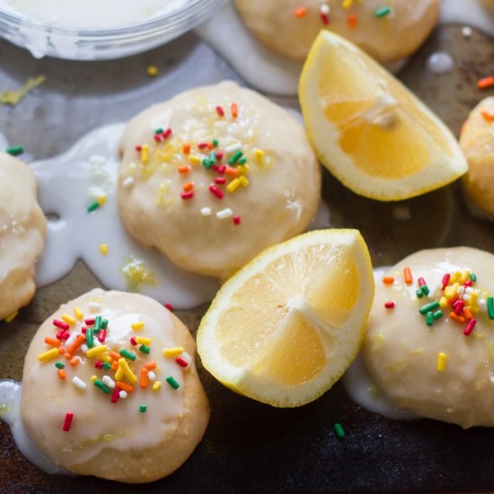 Vegan Lemon Ricotta Cookies