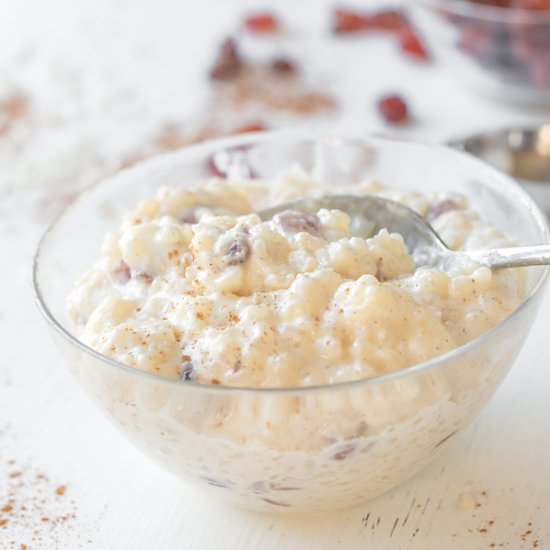 Creamy Rice Pudding