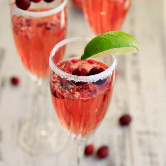 Cranberry Pomegranate Prosecco