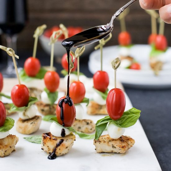 Caprese Chicken Skewers