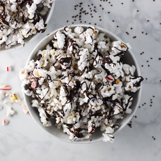 Healthy Dark Chocolate Popcorn