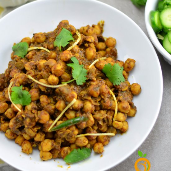 Indian Style Dry Garbanzo Beans