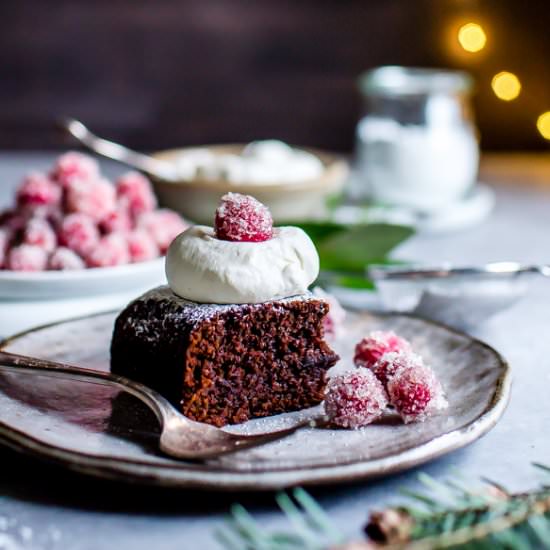 Gingerbread Snack Cake with Ginger