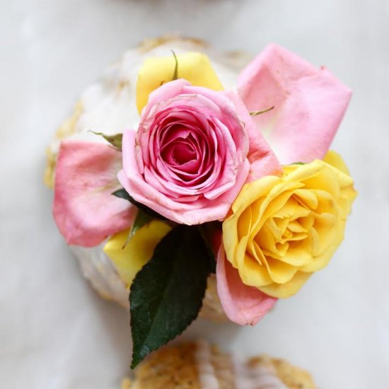 Earl Grey and Rose Teacakes