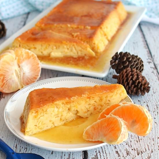 Tangerine Flan