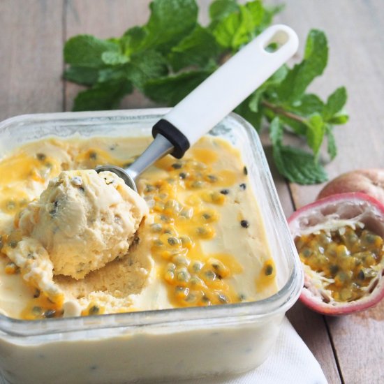 Passion Fruit Ice Cream