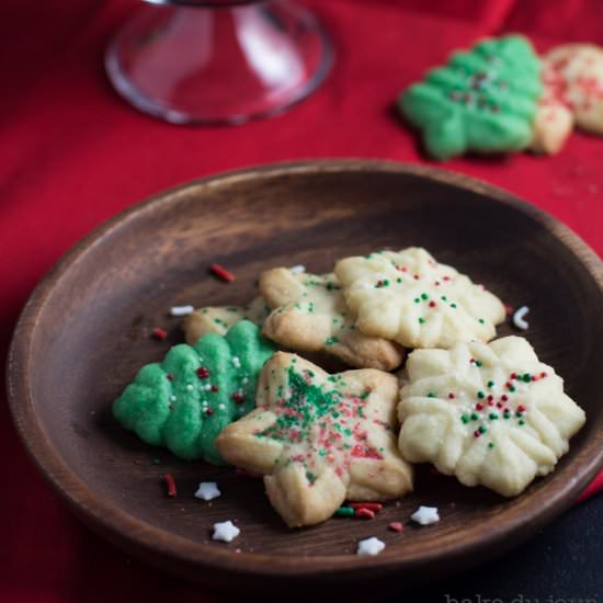 Holiday Spritz Cookies