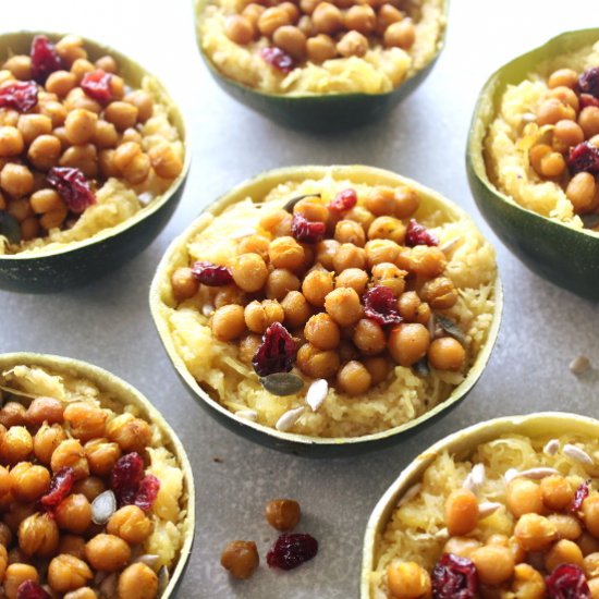 Stuffed Couscous Gem Squash