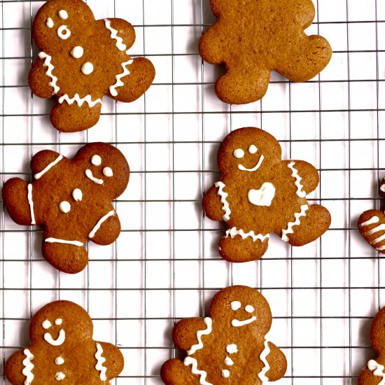 Gingerbread Cut-Out Cookies (Gluten Free)