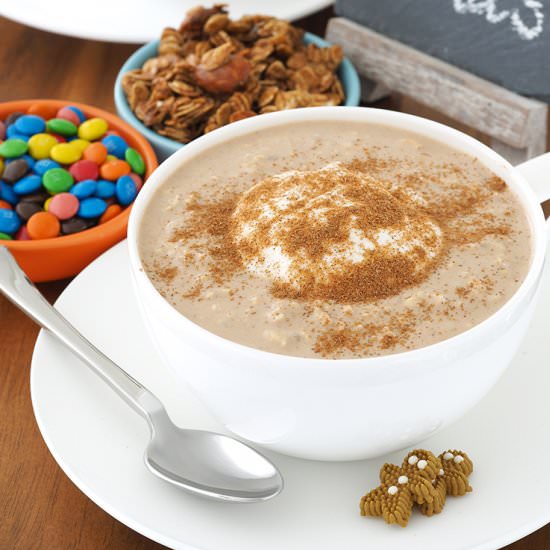 Gingerbread Latte Overnight Oats