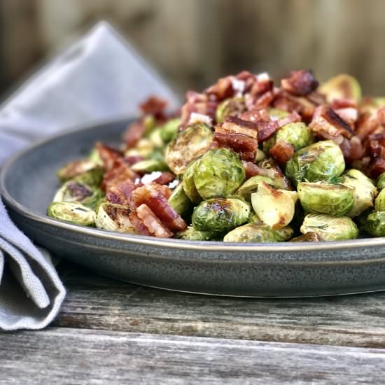 Brussels sprouts With Maple Bacon