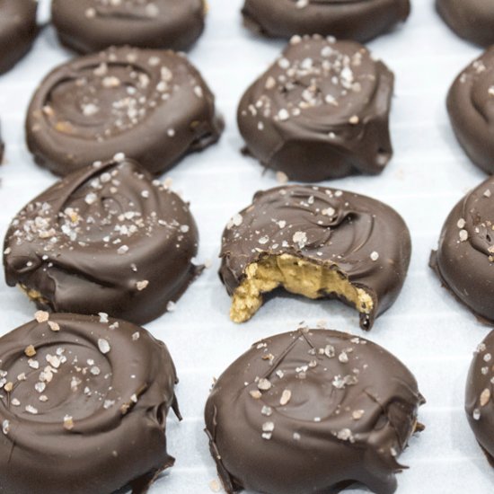 Salted Peanut Butter Patties