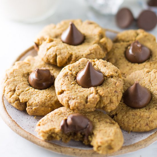 Grain-Free Peanut Butter Blossoms