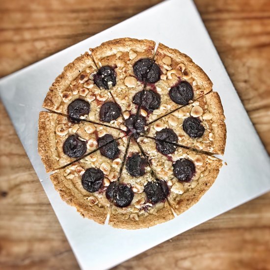 Cherry Hazelnut Tart