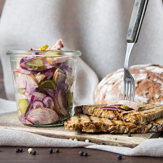 German meat salad