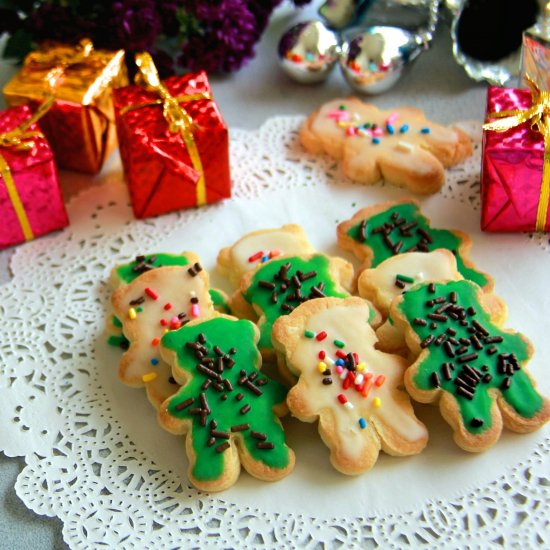 Icing Shortbread cookies