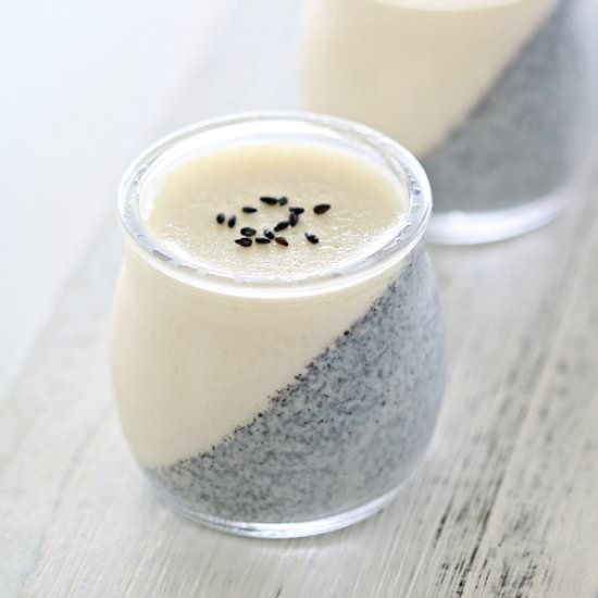 Black & White Sesame Pudding