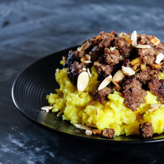 Saffron Rice with Sausage