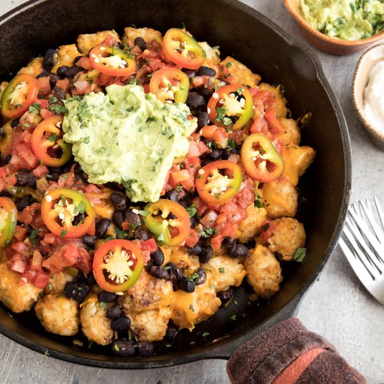 Easy Cheesy Game Day Totchos