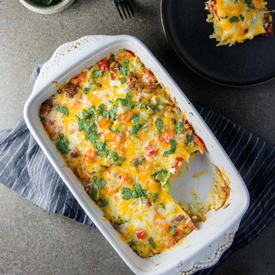 Denver Omelet Breakfast Casserole