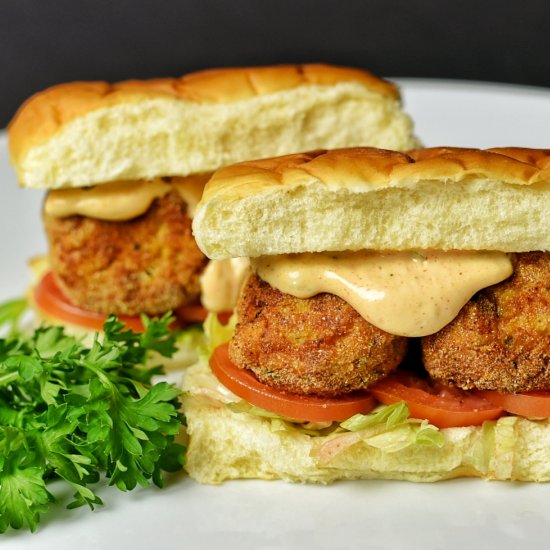 Cajun Feied Tuna “Mini” Po Boys