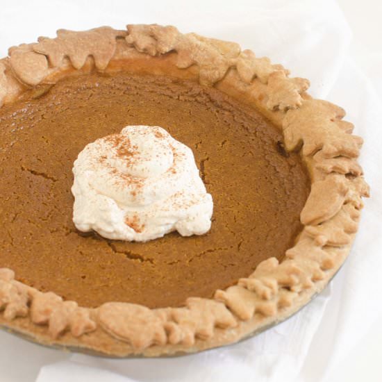 Healthy Pumpkin Pie