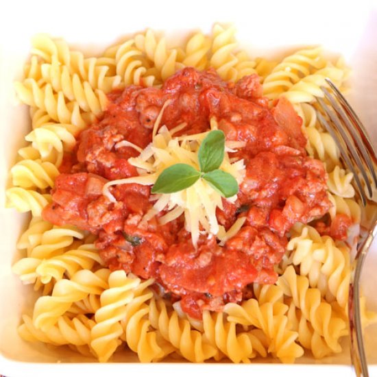 Spicy Sausage Pasta