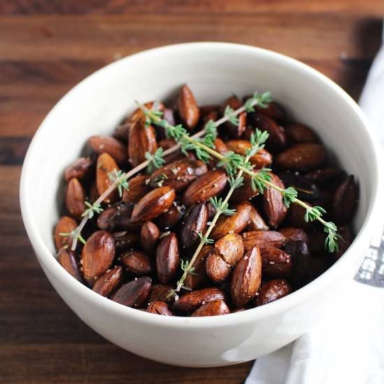 Herbed Roasted Almonds