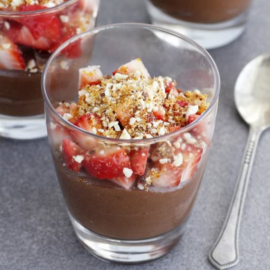 Strawberry and Chocolate Parfait