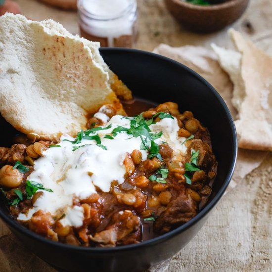 Moroccan Lamb Lentil Stew