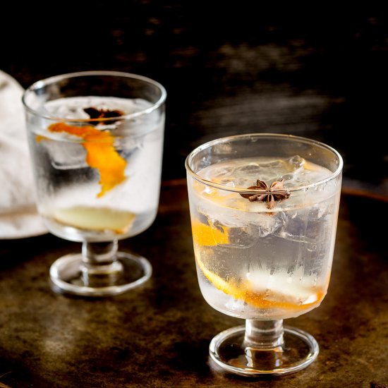 Ginger, Star Anise and Orange G&T