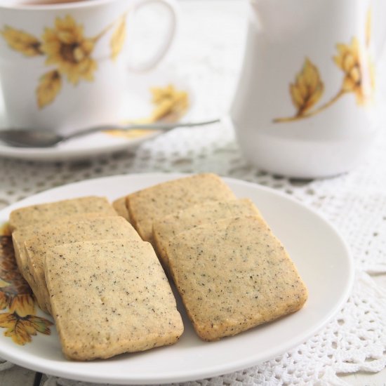 Earl Grey Shortbread Cookies