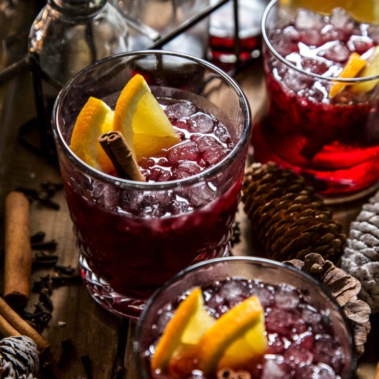 Spiced Merlot Sparkling Punch