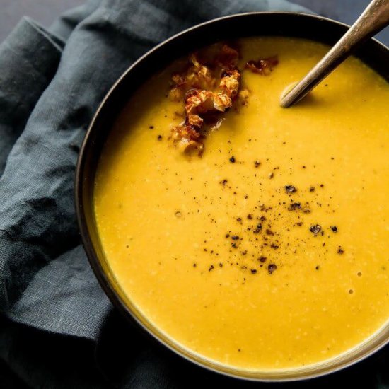 Curried Butternut Squash Soup