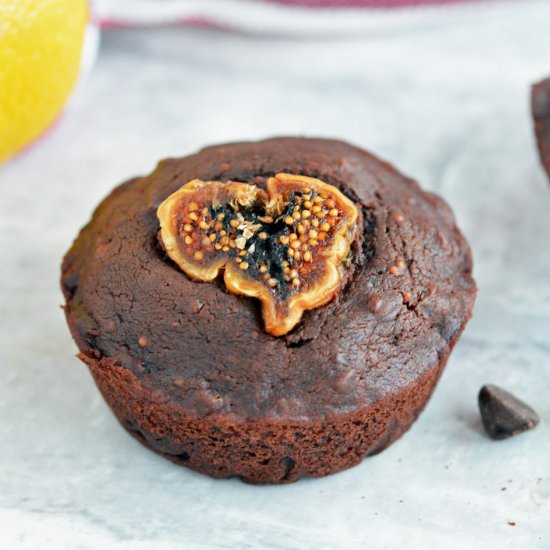 Chocolate Olive Oil Fig Cakes