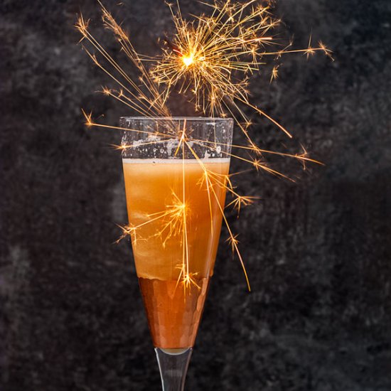 Shimmery NYE Cocktail